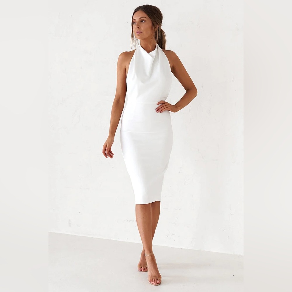 Backless Midi Dress by Old Sport